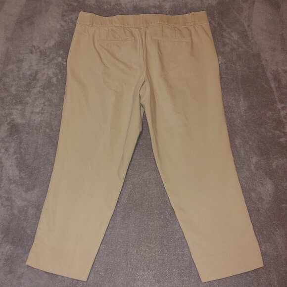 Lane Bryant Women’s 18 Plus Tan Khaki Pants The Modernist Collection Beautiful - Picture 5 of 5